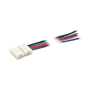 Свързващ елемент за LED ленти CONNECTOR ∙ 10 mm ∙ RGB SMD5050 POWER LEAD 15 см - image