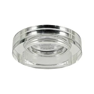 Декоративна луна със стъкло CRYSTAL SL420 ∙ сребро - image