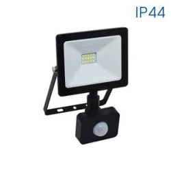 LED прожектор със сензор NYX LED ∙ 10W ∙ черен ∙ 6400K ∙ IP44