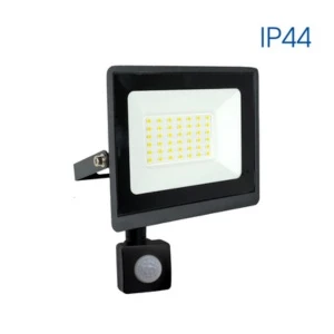 LED прожектор със сензор NYX LED ∙ 30W ∙ черен ∙ 6400K ∙ IP44 - image