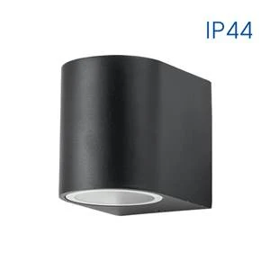 Фасаден аплик PORTO/R ∙ 1 x GU10 ∙ черен ∙ IP44 - image