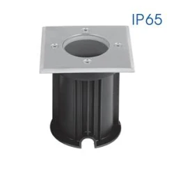 Осветително тяло за земя ORADEA/SQ ∙ 1 x GU10 ∙ никел мат ∙ IP65