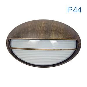 Аплик PETRA ∙ 1 x E27 ∙ антично злато ∙ IP44 - image