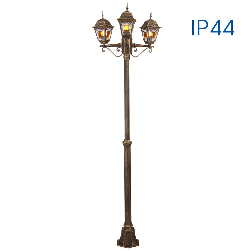 Градински фенер MURANO ∙ PL007 ∙ античен месинг ∙ IP44 - image