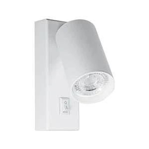Спот за стена с прекъсвач SP706 LUX ∙ бял ∙ GU10 - image