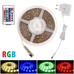 Комплект RGB лента+захранване+контролер BAGRA LED ∙ 30 SMD5050 ∙ 5м