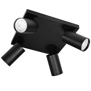 Квадратен спот за таван SP714-4SQ BK LUX ∙ черен ∙ 4xGU10 - image