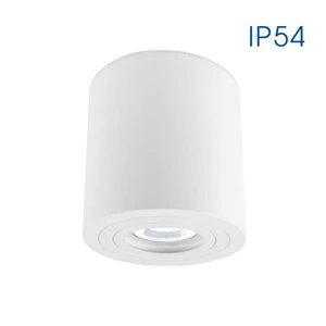 Влагозащитена луна за външен монтаж INEZ ∙ DL722 ∙ GU10 ∙ бял ∙ IP54 - image