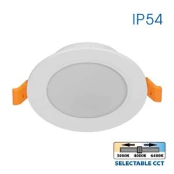 LED луна за вграждане VERA LED ∙ 9W ∙ CCT-switch ∙ 3000K-4000K-6400K ∙ IP54