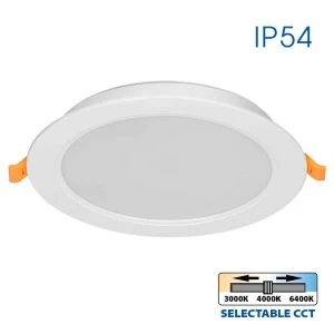 LED луна за вграждане VERA LED ∙ 18W ∙ CCT-switch ∙ 3000K-4000K-6400K ∙ IP54 - image