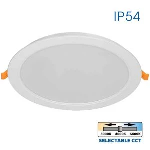 LED луна за вграждане VERA LED ∙ 24W ∙ CCT-switch ∙ 3000K-4000K-6400K ∙ IP54 - image
