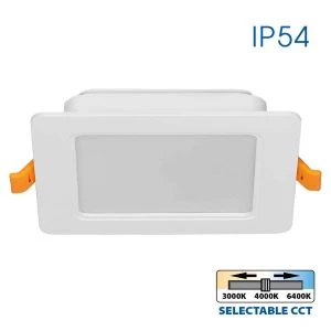 LED луна за вграждане KAPI LED ∙ 9W ∙ CCT-switch ∙ 3000K-4000K-6400K ∙ IP54 - image