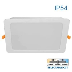 LED луна за вграждане KAPI LED ∙ 24W ∙ CCT-switch ∙ 3000K-4000K-6400K ∙ IP54