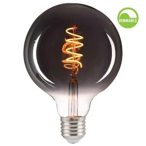 LED филамент лампа FLICK SMOKE LED ∙ GFS125 ∙ 4W ∙ 100lm ∙ E27 ∙ 1800K ∙ димируема - image