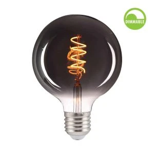 LED филамент лампа FLICK SMOKE LED ∙ GFS95 ∙ 4W ∙ 100lm ∙ E27 ∙ 1800K ∙ димируема - image