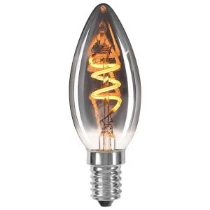 LED филамент лампа FLICK SMOKE LED ∙ BFS35 ∙ 2W ∙ 50lm ∙ E14 ∙ 1800K - image
