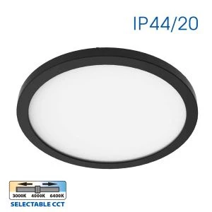 LED плафониера NEBULA LED ∙ 12W-18W-24W ∙ черен ∙ CCT-switch ∙ 3000K-4000K-6000K - image