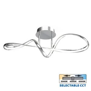LED плафон ETERNITY LED ∙ 36W ∙ хром ∙ CCT-switch ∙ 3000-4000-6000K - image