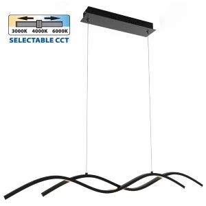 LED полилей LOARA LED ∙ 27W ∙ черно ∙ CCT-switch ∙ 3000-4000-6000K - image
