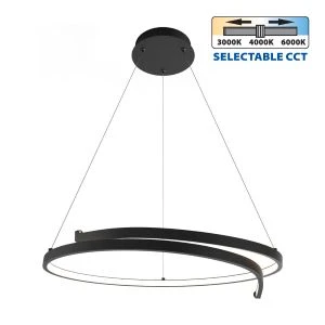 LED полилей OMICRON LED ∙ 38W ∙ черно ∙ CCT-switch ∙ 3000-4000-6000K - image