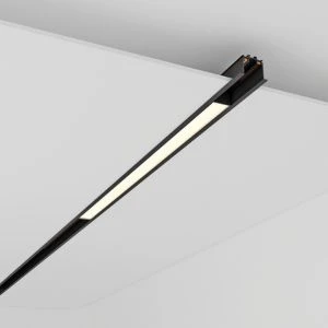 SLIM25 Магнитно LED осветително тяло ILLUSION LED ∙ 24W ∙ Черен ∙ 3000K - image