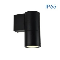 Фасаден аплик BERGAMO ∙ единичен ∙ 1xGU10 ∙ черно ∙ IP65