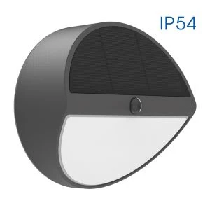 Соларен LED аплик за стена със сензор LORNO SOLAR LED ∙ PIR ∙ 4000K ∙ IP54 - image
