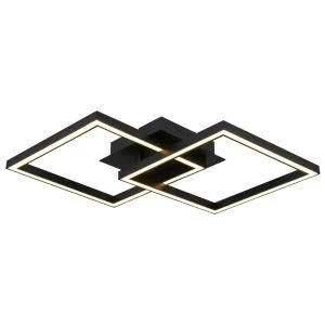 LED плафон SONOMA  LED ∙ SQ2 ∙ 20W ∙ черен ∙ 4000K - image