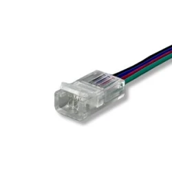 Свързващ елемент за SMD3535 LED ленти CONNECTOR POWER LEAD ∙ 10 cm ∙ 8 mm ∙ 10 бр.