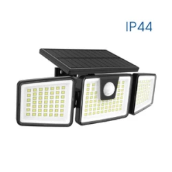 Соларно фасадно LED тяло със сензор BAT SOLAR LED ∙ PIR ∙ 7W ∙ 6400K ∙ IP44