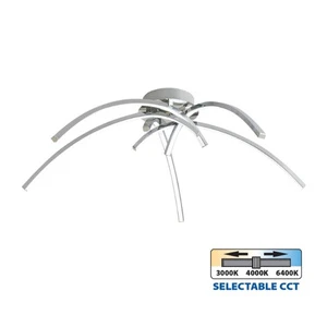 LED плафон LOREIN LED ∙ 36W ∙ хром ∙ CCT-switch ∙ 3000-4000-6400K  - image