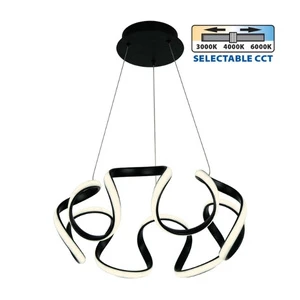 LED полилей MEANDRA-P LED ∙ 54W ∙ черен ∙ CCT-switch ∙ 3000-4000-6000K - image
