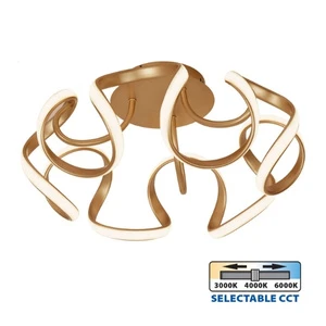LED плафон MEANDRA-C LED ∙ 54W ∙ злато ∙ CCT-switch ∙ 3000-4000-6000K - image