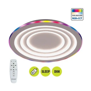 Мултифункционална LED плафониера с дистанционно DALIA LED ∙ 80W ∙ RGB+CCT ∙ 3000-6000K - image