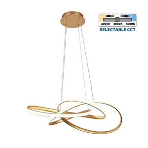 LED полилей MAREA LED ∙ 60W ∙ злато ∙ CCT-switch ∙ 3000-4000-6000K - image