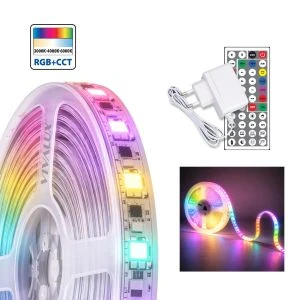 Комплект RGBIC + CCT CHASING LIGHTS лента SPEED LED със захранване и контролер - image