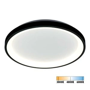 Мултифункционална LED плафониера с дистанционно ALEXA-C LED ∙ 60W ∙ черен ∙ CCT ∙ 3000-6000K - image