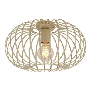 Плафон LAYLA ∙ CL965 ∙ 1xE27 ∙ метал+PVC ∙ бежово - image