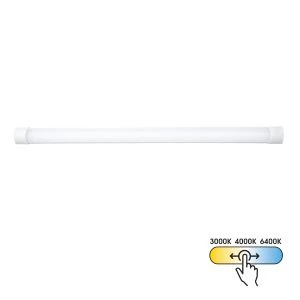 LED linear lighting fixture FLAT LED ∙ 50W ∙ 1500 mm ∙ CCT-switch ∙ 3000K-4000K-6400K - image