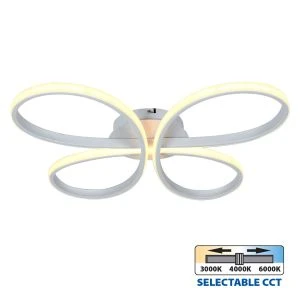 LED плафон BUTTERFLY-C LED ∙ 37W ∙ бял ∙ CCT-switch ∙ 3000-4000-6000K - image