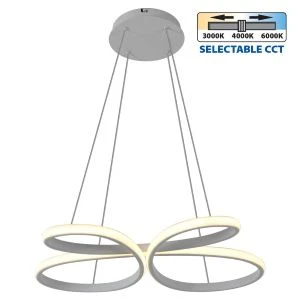 LED chandelier BUTTERFLY-P LED ∙ 37W ∙ white ∙ CCT-switch ∙ 3000-4000-6000K - image