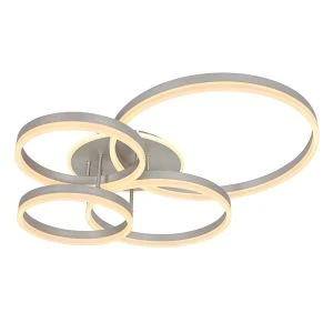 LED ceiling light AVALON LED ∙ 80W ∙ nickel ∙ CCT ∙ 3000-4000-6400K - image